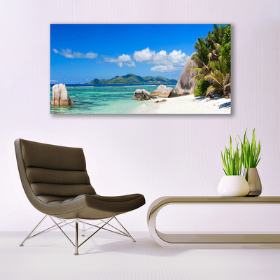 Quadro em tela Paisagem da Praia do Oceano
