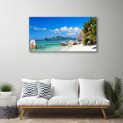 Quadro em tela Paisagem da Praia do Oceano