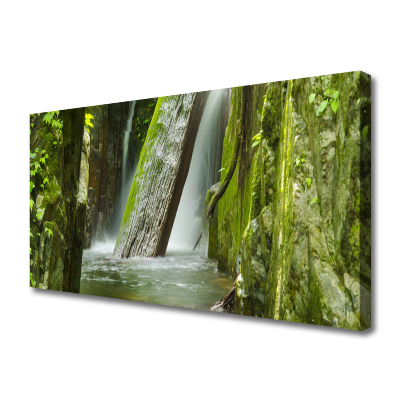 Quadro em tela Cachoeira da Natureza