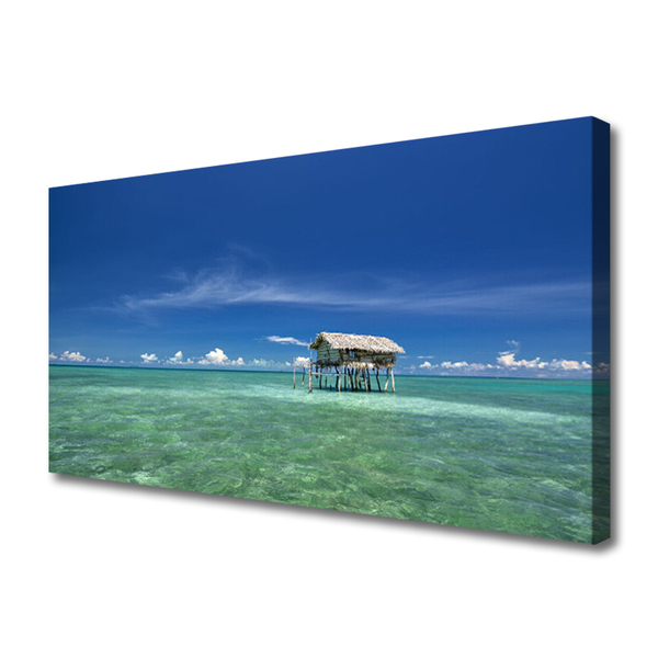 Quadro em tela Paisagem Marinha