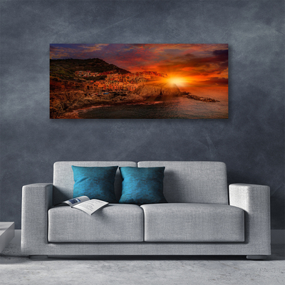 Quadro canvas Paisagem da Cidade do Mar