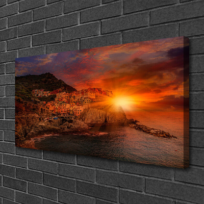Quadro canvas Paisagem da Cidade do Mar