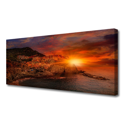 Quadro canvas Paisagem da Cidade do Mar