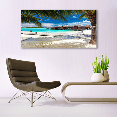 Quadro canvas Paisagem da Praia do Oceano