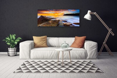 Quadro canvas Paisagem do Mar de Pedras