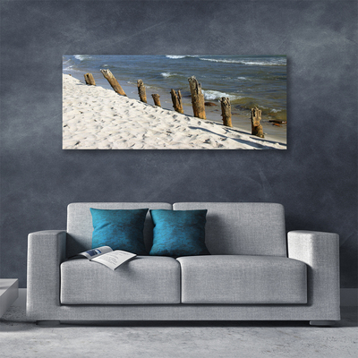 Quadro canvas Paisagem de praia e mar