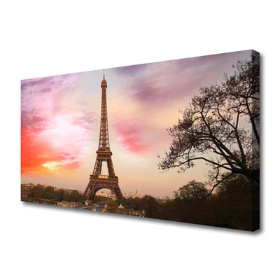 Quadro em tela Arquitetura da Torre Eiffel
