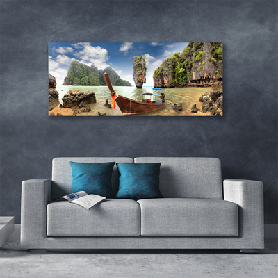Quadro canvas Paisagem de Boat Rocks