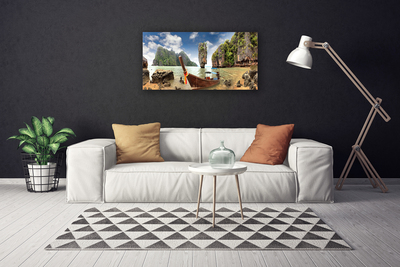 Quadro canvas Paisagem de Boat Rocks