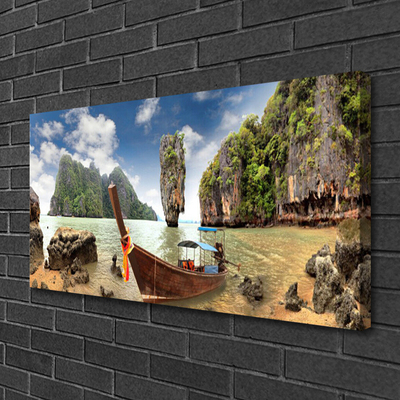 Quadro canvas Paisagem de Boat Rocks