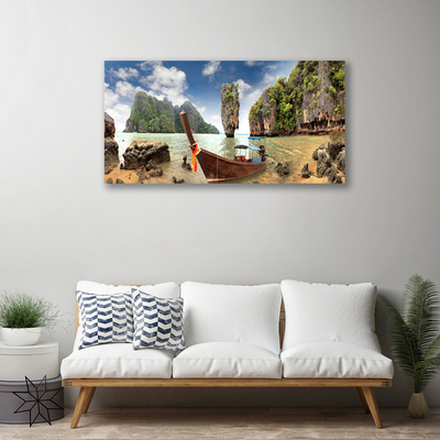 Quadro canvas Paisagem de Boat Rocks