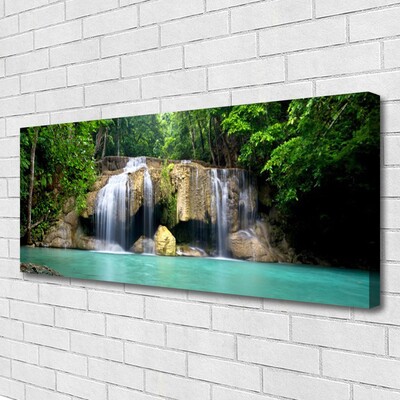 Quadro em tela Cachoeira Árvore Natureza