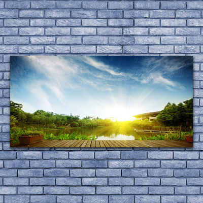 Quadro canvas Paisagem do lago