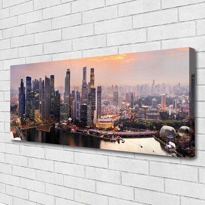 Quadro em tela Casas da Cidade