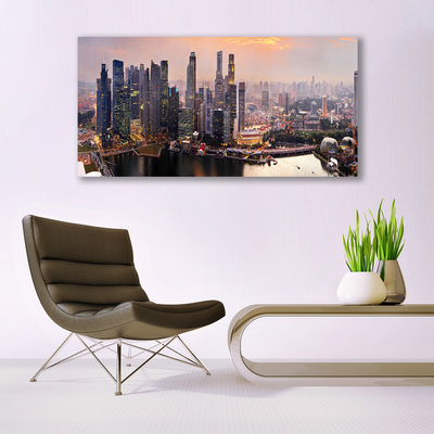 Quadro em tela Casas da Cidade