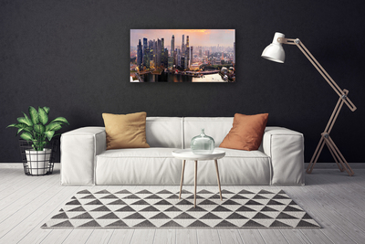 Quadro em tela Casas da Cidade