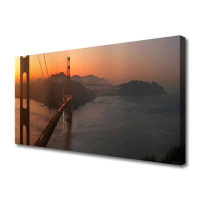 Quadro em tela Arquitetura de pontes