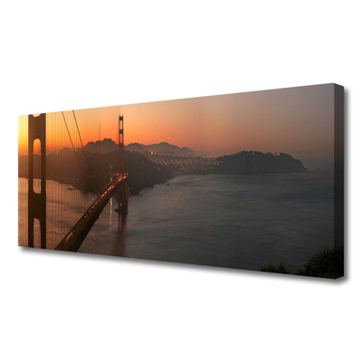 Quadro em tela Arquitetura de pontes