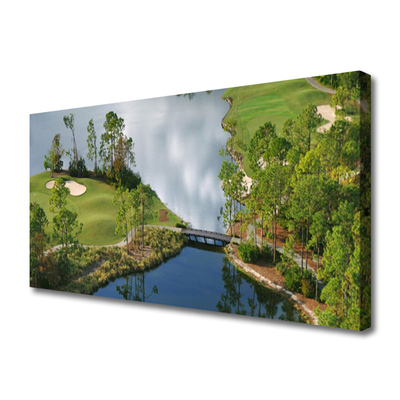 Quadro canvas Lago Natura