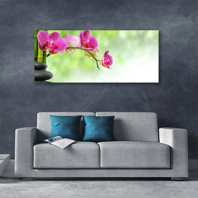 Quadro em tela Flor Natureza Bambu