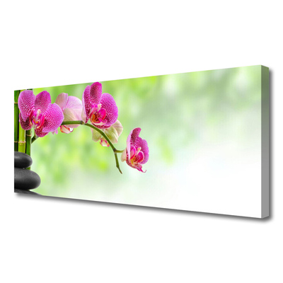 Quadro em tela Flor Natureza Bambu