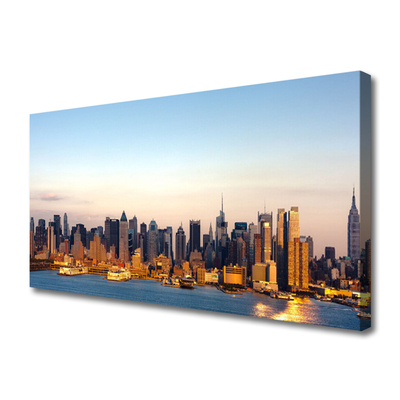 Quadro canvas Casas da Cidade