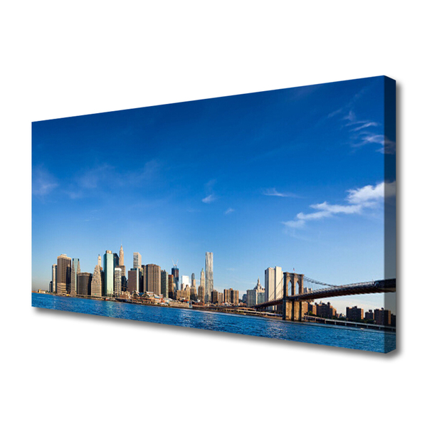 Quadro canvas Casas da Ponte da Cidade