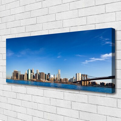 Quadro canvas Casas da Ponte da Cidade