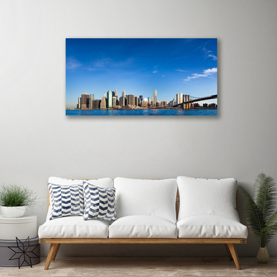 Quadro canvas Casas da Ponte da Cidade