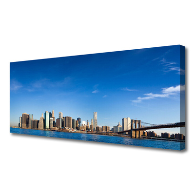 Quadro canvas Casas da Ponte da Cidade