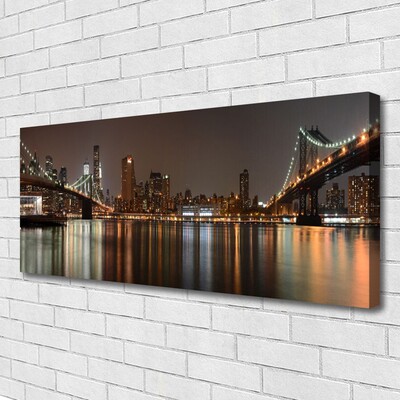 Quadro em tela Arquitetura de Pontes da Cidade