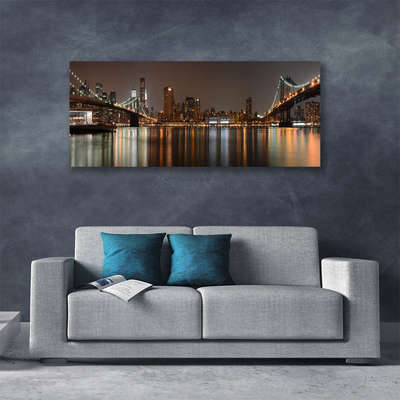 Quadro em tela Arquitetura de Pontes da Cidade