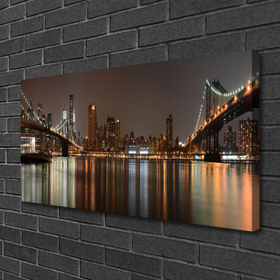 Quadro em tela Arquitetura de Pontes da Cidade