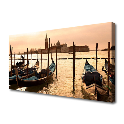 Quadro canvas Paisagem do mar do barco