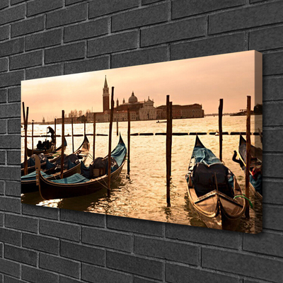 Quadro canvas Paisagem do mar do barco