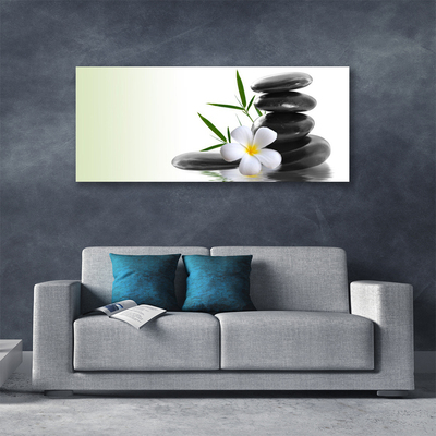 Quadro canvas Arte em Pedras de Flores