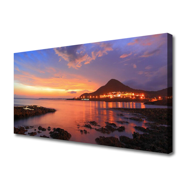 Quadro canvas Paisagem do Mar de Pedras