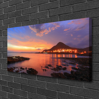 Quadro canvas Paisagem do Mar de Pedras