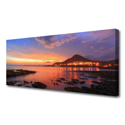 Quadro canvas Paisagem do Mar de Pedras