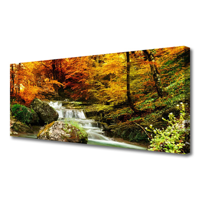Quadro em tela Floresta Natureza Cachoeira