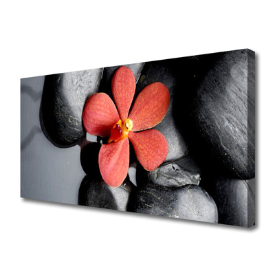 Quadro canvas Arte em Pedras de Flores