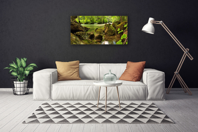 Quadro em tela Natureza do Lago Rock