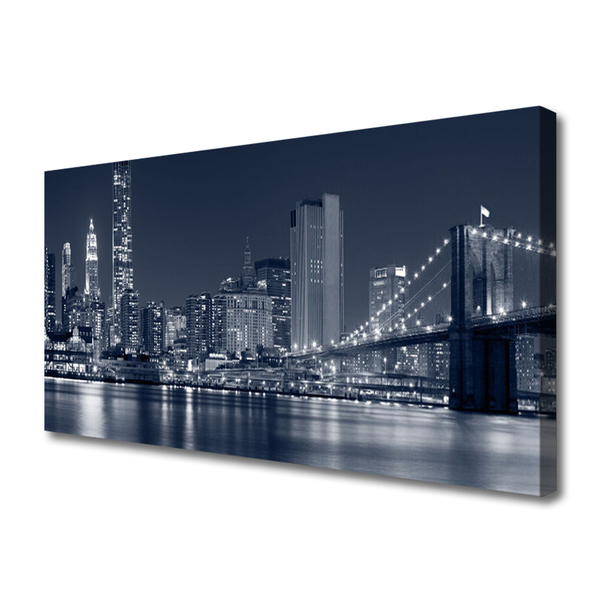 Quadro em tela Arquitetura da Ponte da Cidade