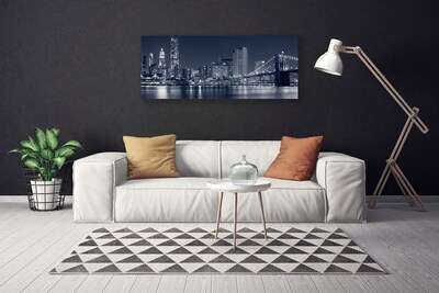 Quadro em tela Arquitetura da Ponte da Cidade