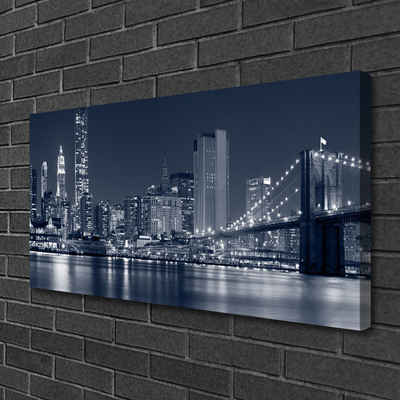 Quadro em tela Arquitetura da Ponte da Cidade