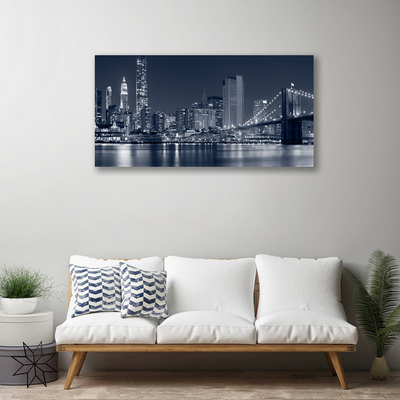 Quadro em tela Arquitetura da Ponte da Cidade