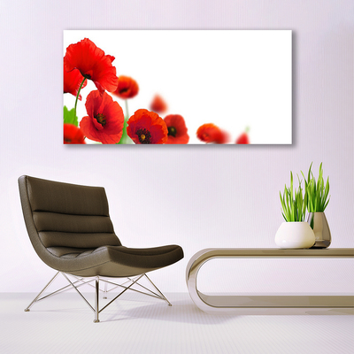 Quadro em tela Papoulas Vermelhas Natureza