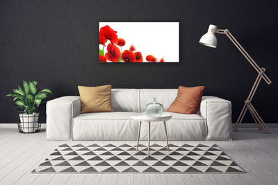 Quadro em tela Papoulas Vermelhas Natureza