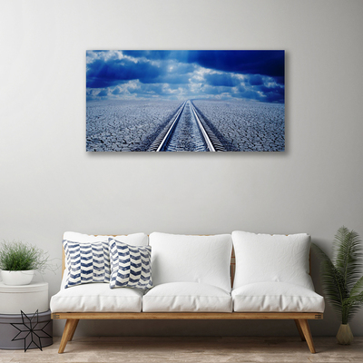 Quadro canvas Arquitetura de Trilhas