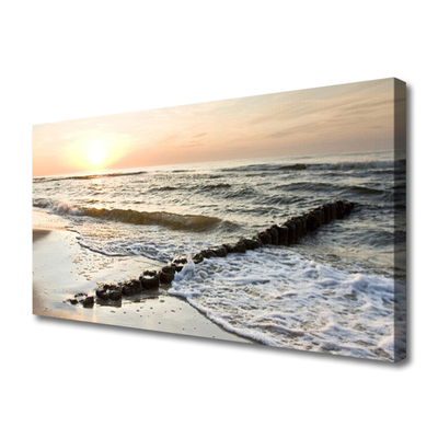 Quadro em tela Paisagem Marinha